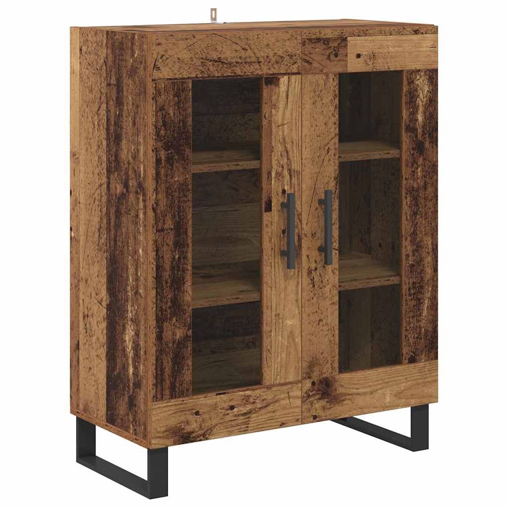Highboard 2 pcs Staro drvo Konstruirano drvo