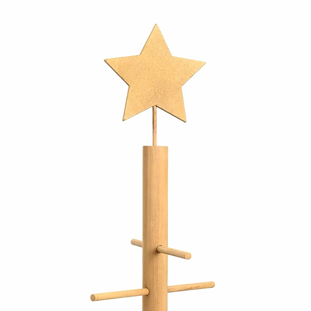 Drveno božićno drvce s stalakom Smeđa 210 cm bambus