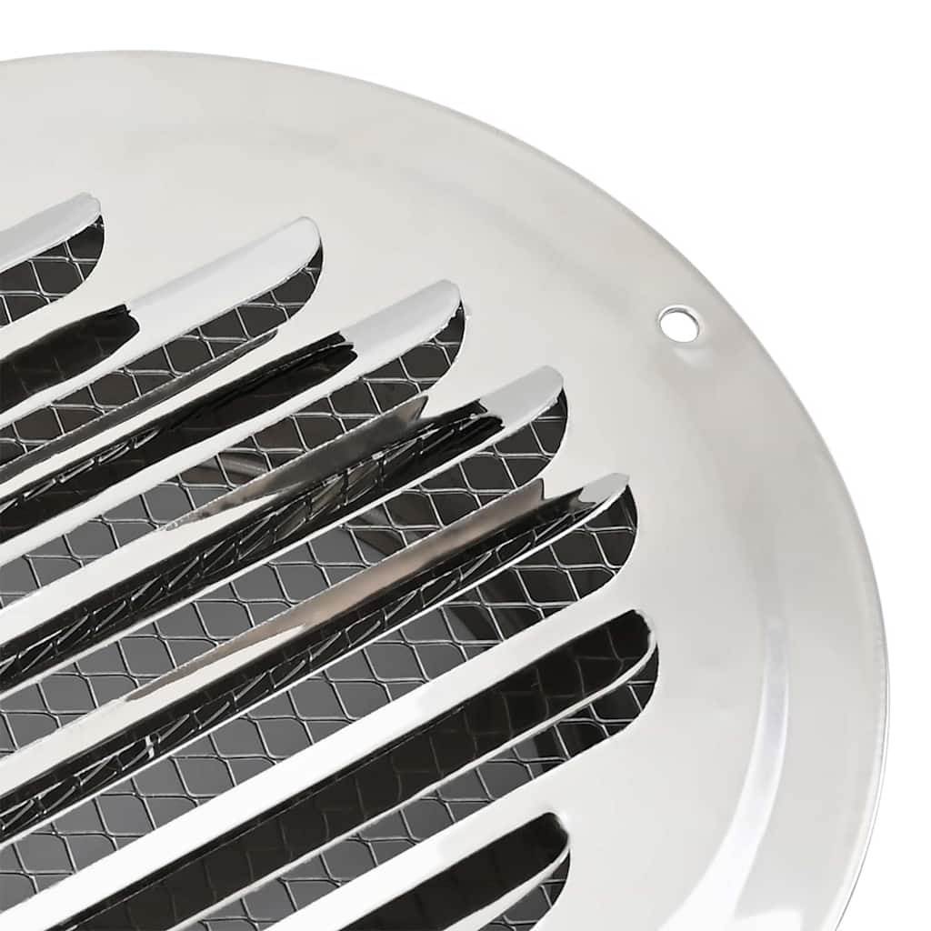 Pokrov ventilacije 4 pcs Srebrno 125 mm Nehrđajući čelik