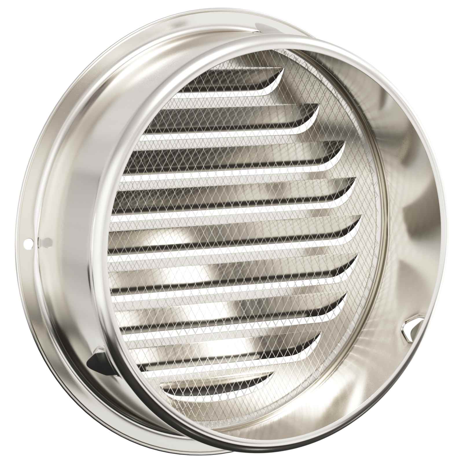 Pokrov ventilacije 4 pcs Srebrno 150 mm Nehrđajući čelik
