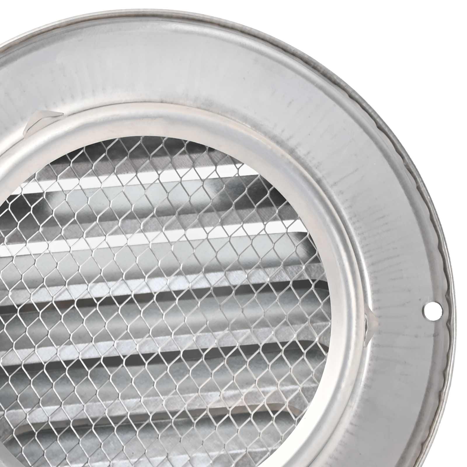 Pokrov ventilacije 2 pcs Srebrno 80 mm Nehrđajući čelik