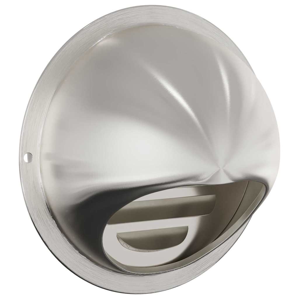 Pokrov ventilacije 8 pcs Srebrno 100 mm Nehrđajući čelik