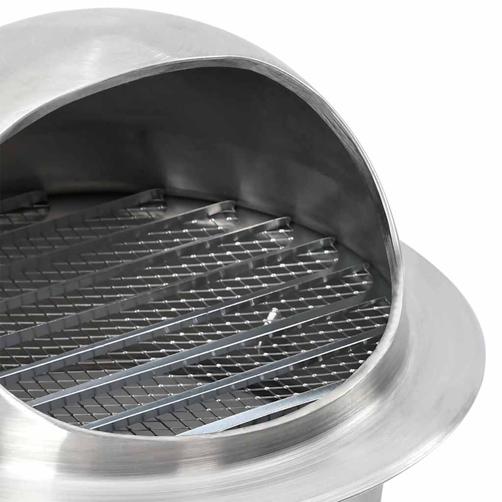 Pokrov ventilacije 2 pcs Srebrno 150 mm Nehrđajući čelik