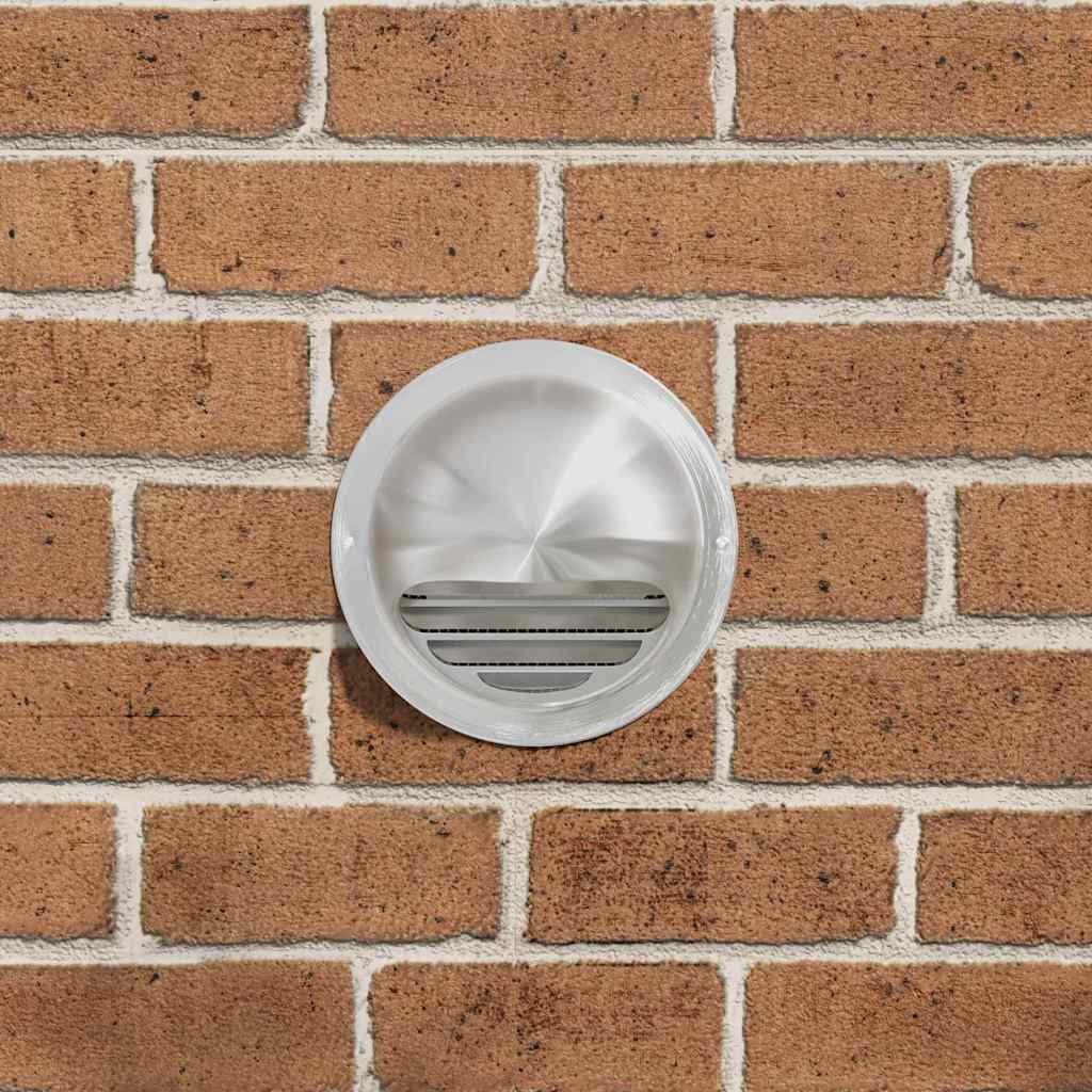 Pokrov ventilacije 2 pcs Srebrno 150 mm Nehrđajući čelik