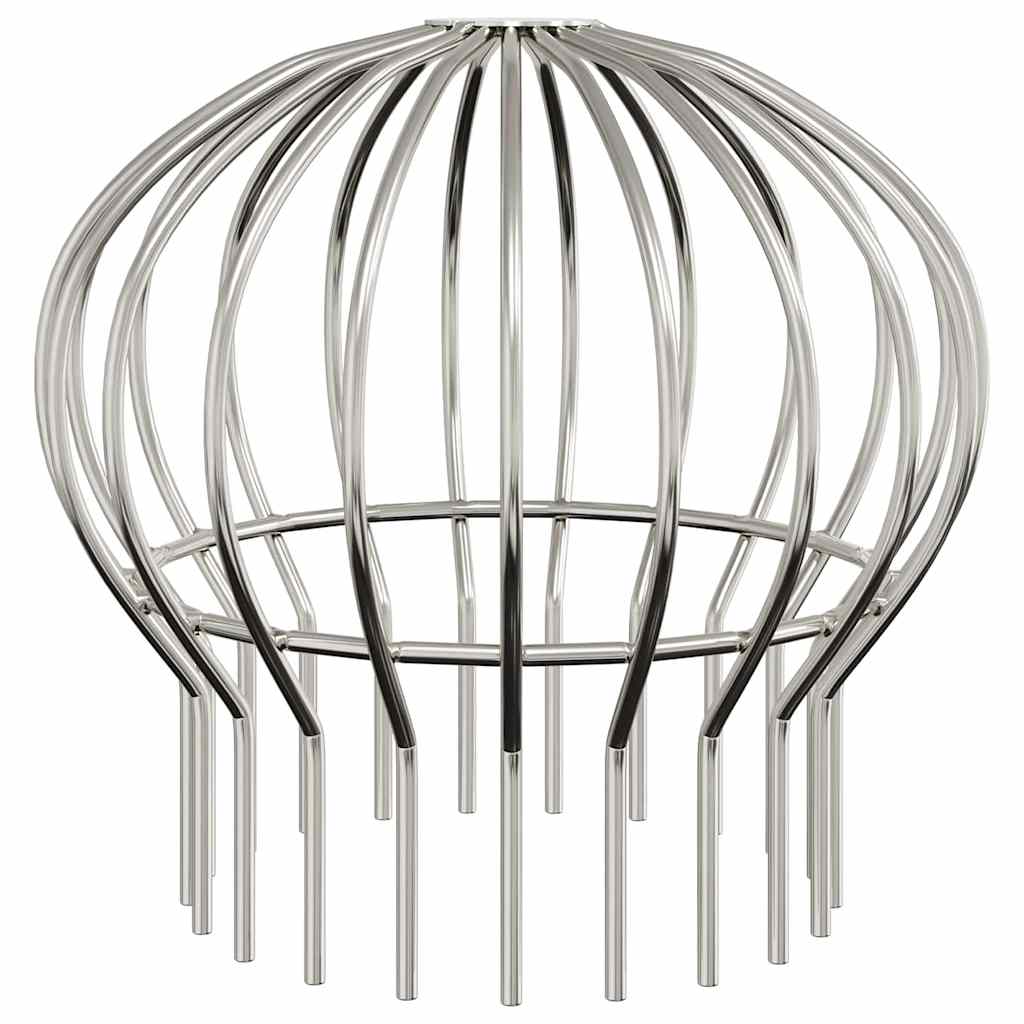 Zaštita od lišća za žljeb 8 pcs Srebrno 160 mm Nehrđajući čelik