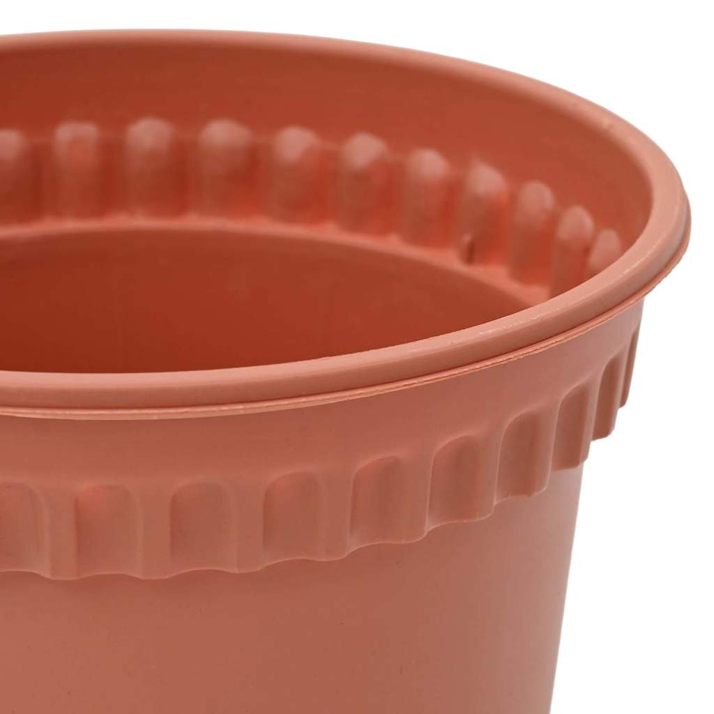 Okrugla saksija za cveće 6 pcs Crvena cigla Ø 19 x 16 cm
