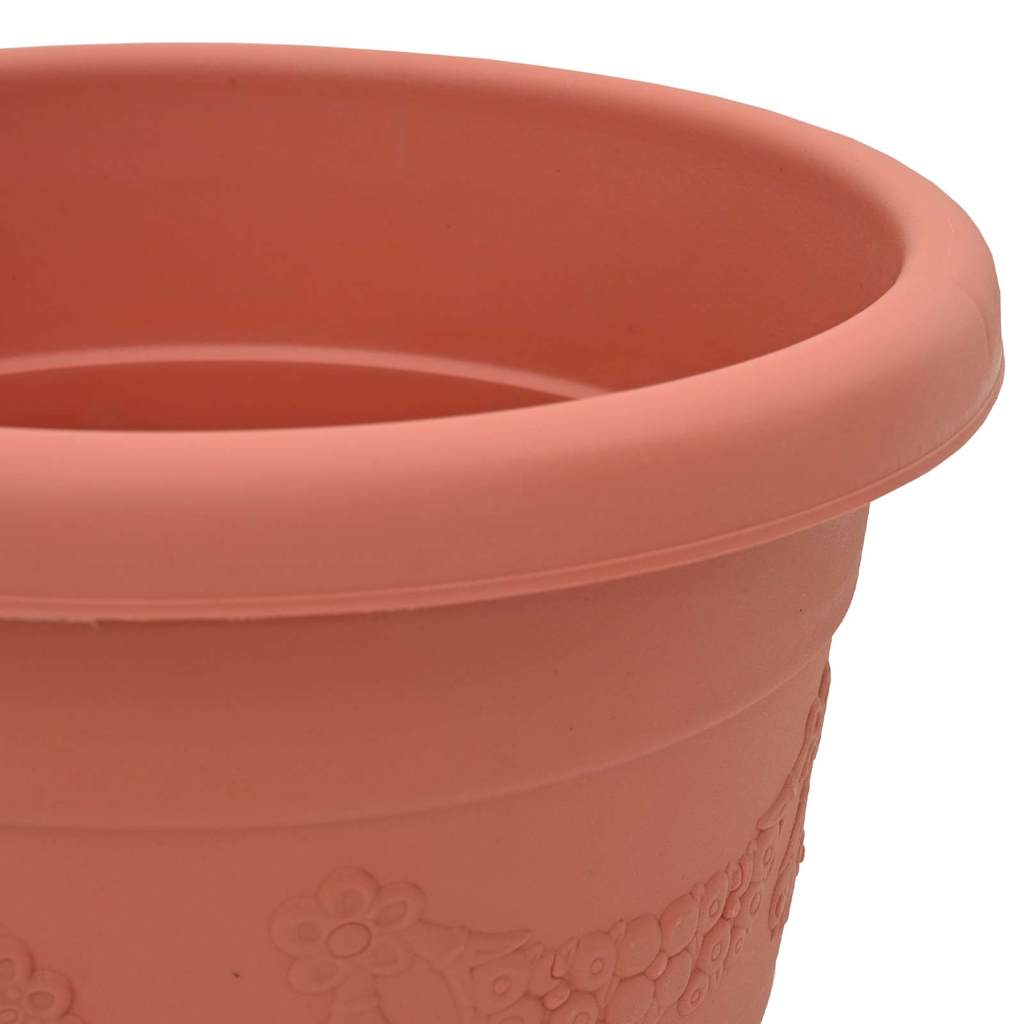 Okrugla saksija za cveće 6 pcs Crvena cigla Ø 30 x 25 cm