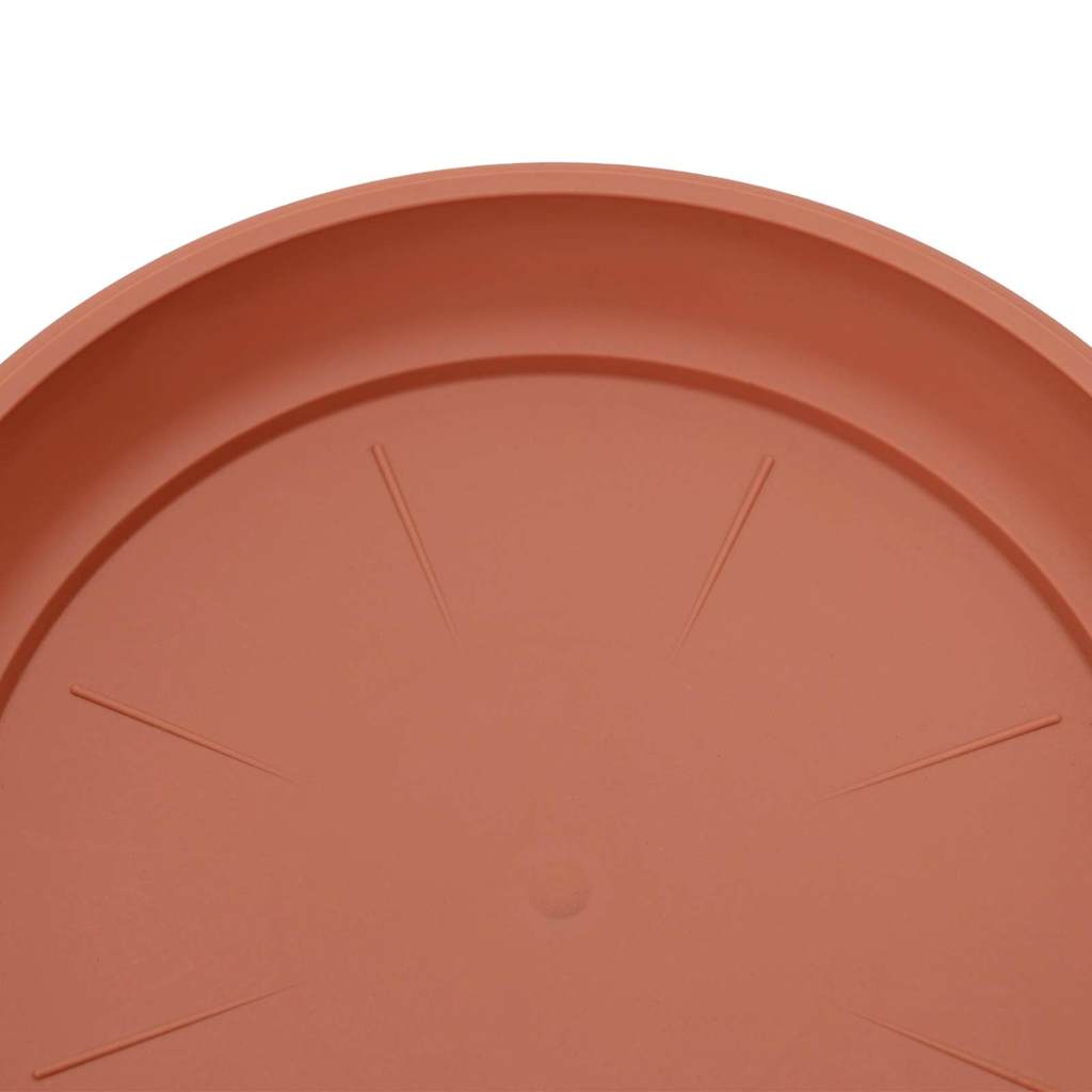 Kružni Pladanj za Cvijeće 6 pcs Crvena cigla Ø 14 x 2 cm
