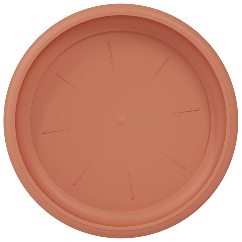 Kružni Pladanj za Cvijeće 6 pcs Crvena cigla Ø 14 x 2 cm