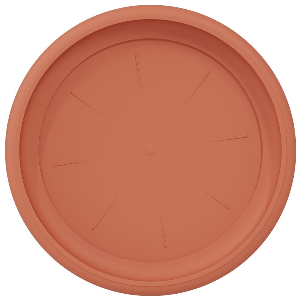 Kružni Pladanj za Cvijeće 24 pcs Crvena cigla Ø 14 x 2 cm
