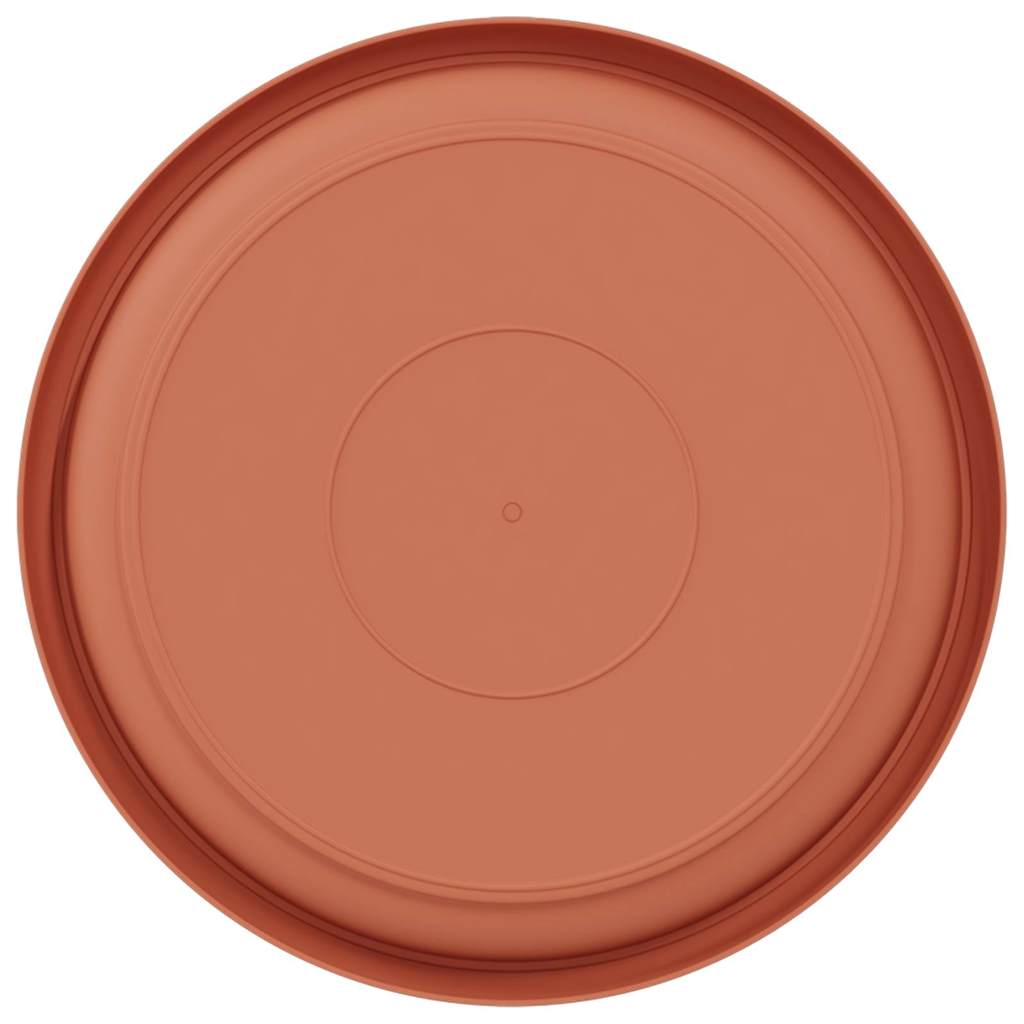 Kružni Pladanj za Cvijeće 24 pcs Crvena cigla Ø 21,5 x 2,5 cm