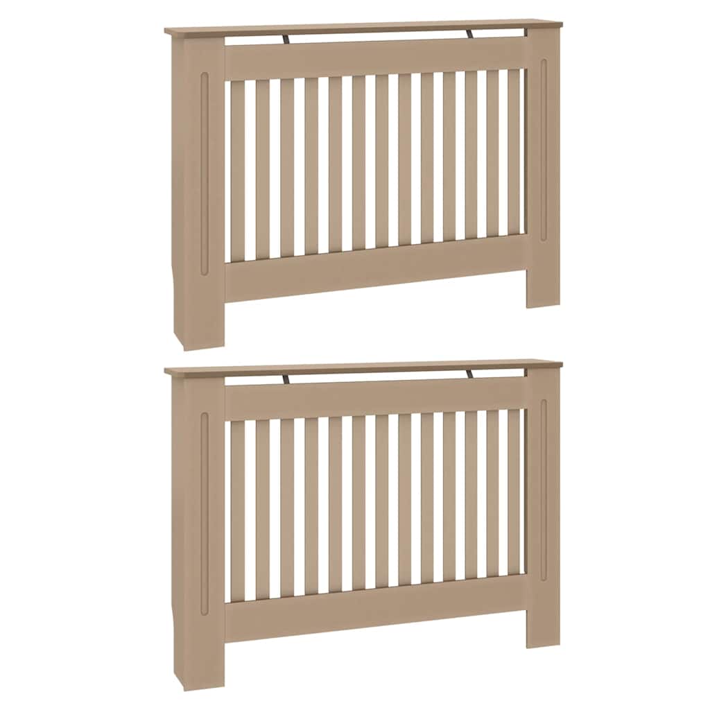 Pokrivač radijatora 2 pcs Hrast sonoma 112 x 19 x 81,5 cm