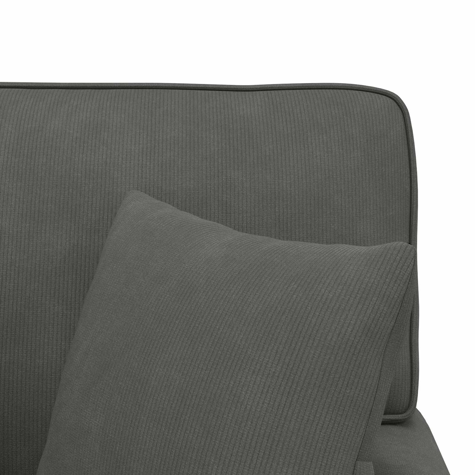 Ležaljka s suknjom s jastukom 3 pcs Tamno siva Kordura tekstil