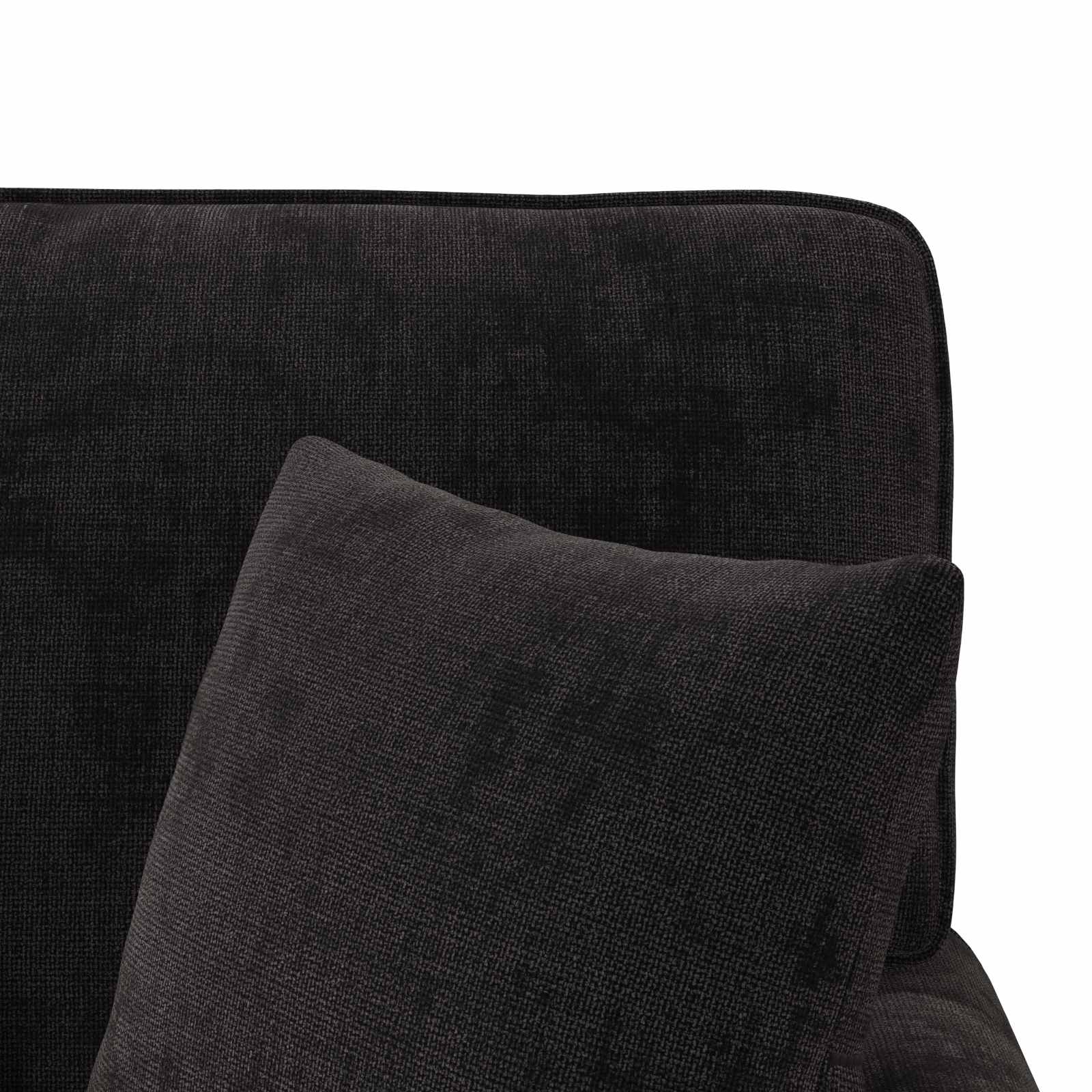 Ležaljka s suknjom s jastukom Crna 157 x 91 x 91 cm ARES