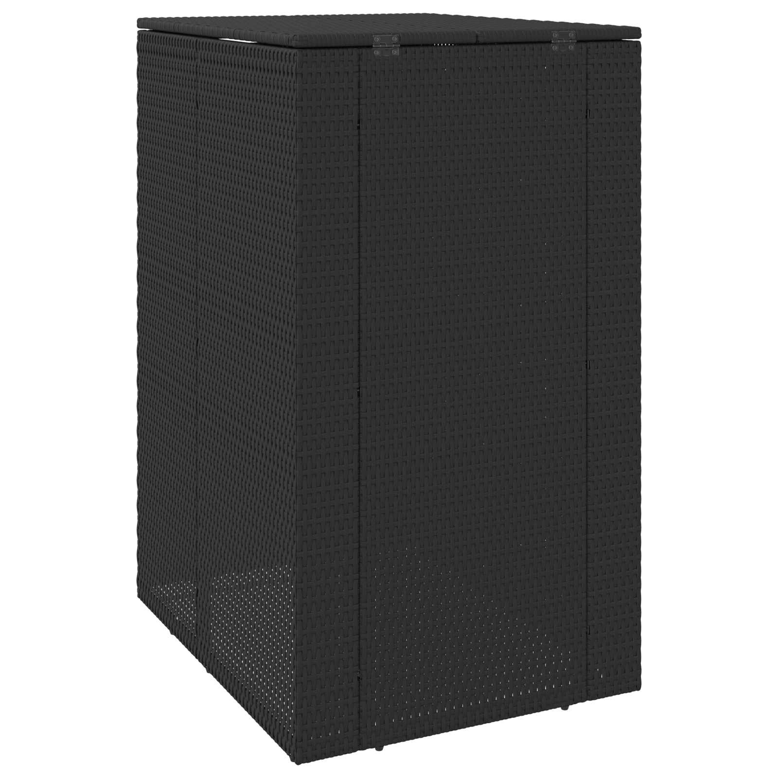 Kutija za smeće Crna 65 x 80 x 115 cm Polietilen