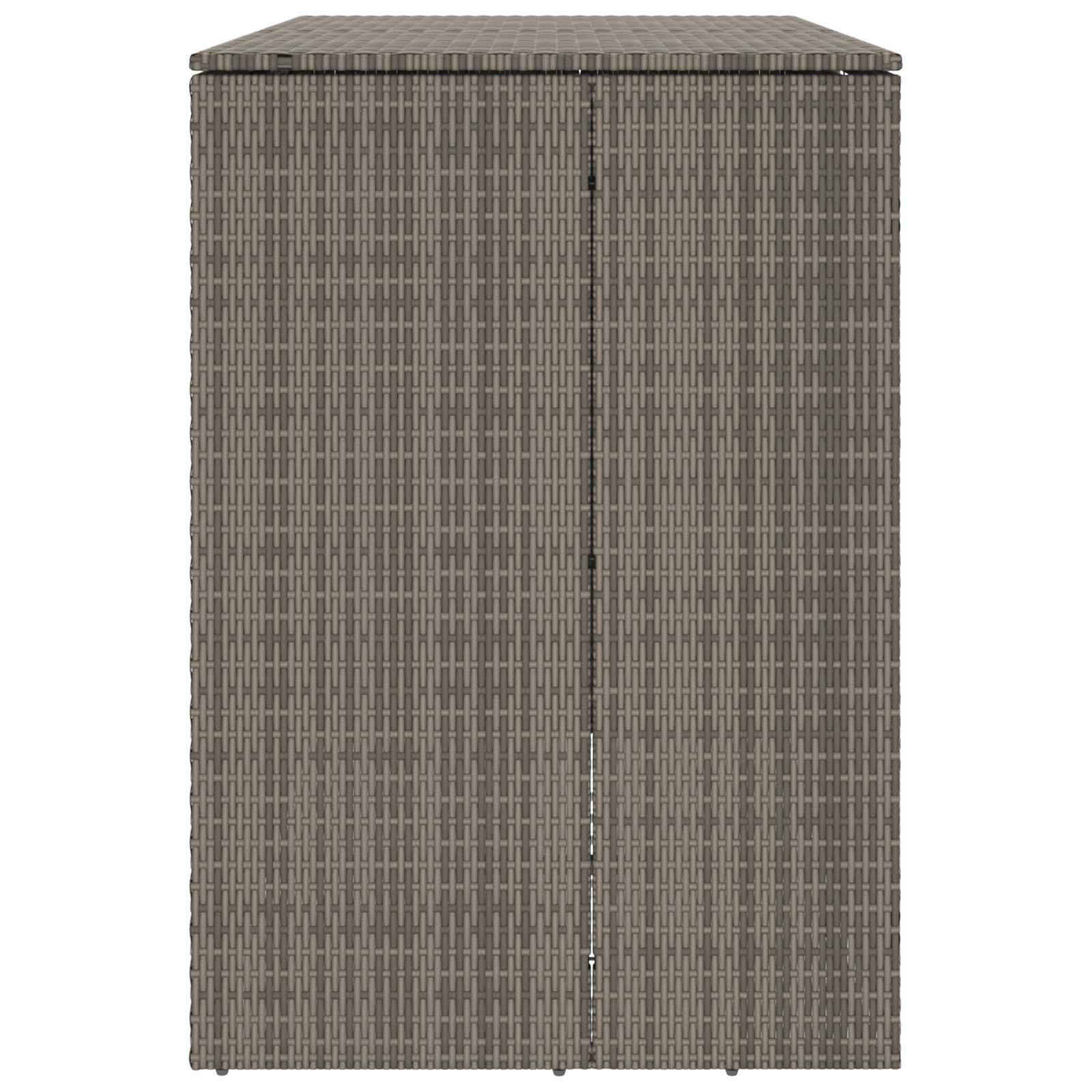 Kutija za smeće 2 pcs Siva 130 x 80 x 115 cm Polietilen