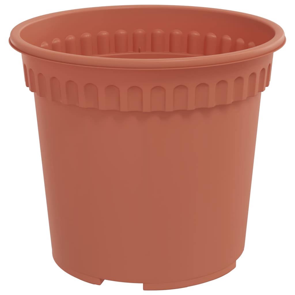 Saksije za biljke 6 pcs Crvena cigla Ø 15 x 12 cm Plastika