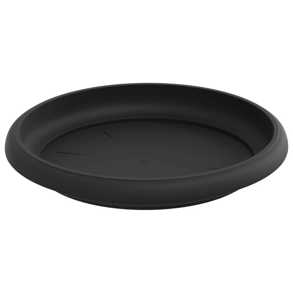 Saksije za biljke 6 pcs Crna Ø 15 x 12 cm Plastika