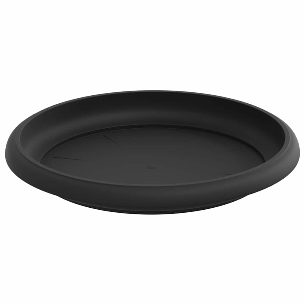 Saksije za biljke 24 pcs Crna Ø 19 x 16 cm Plastika