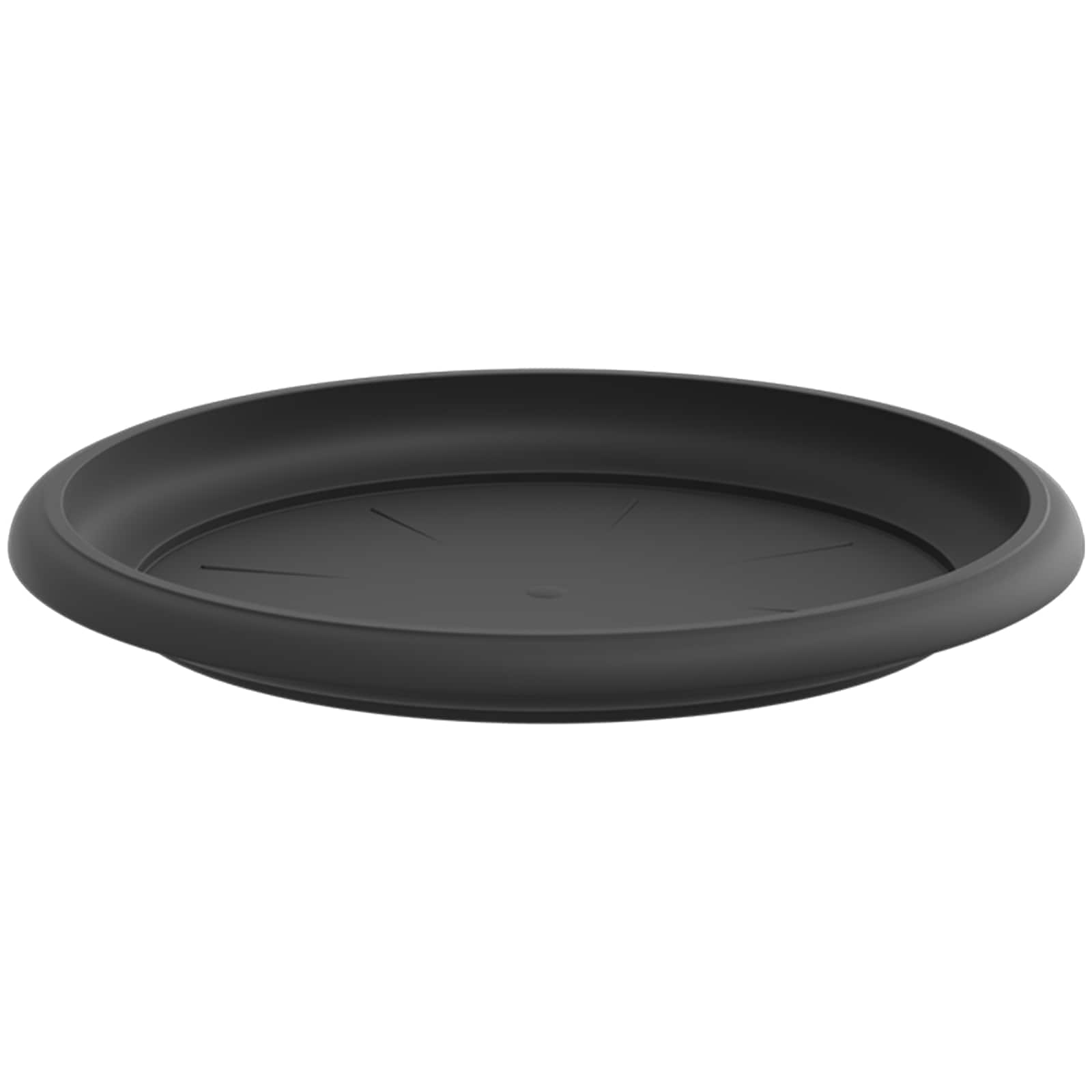 Saksije za biljke 6 pcs Crna Ø 26 x 21.5 cm Plastika