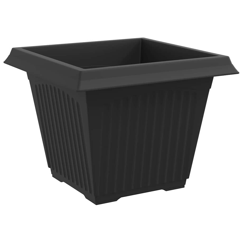 Saksije za biljke 24 pcs Crna 43 x 43 x 33,5 cm Plastika