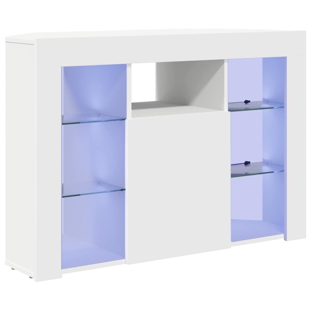 Kotni LED TV ormar Zidne Bijelo 100x40x68cm Konstruirano drvo
