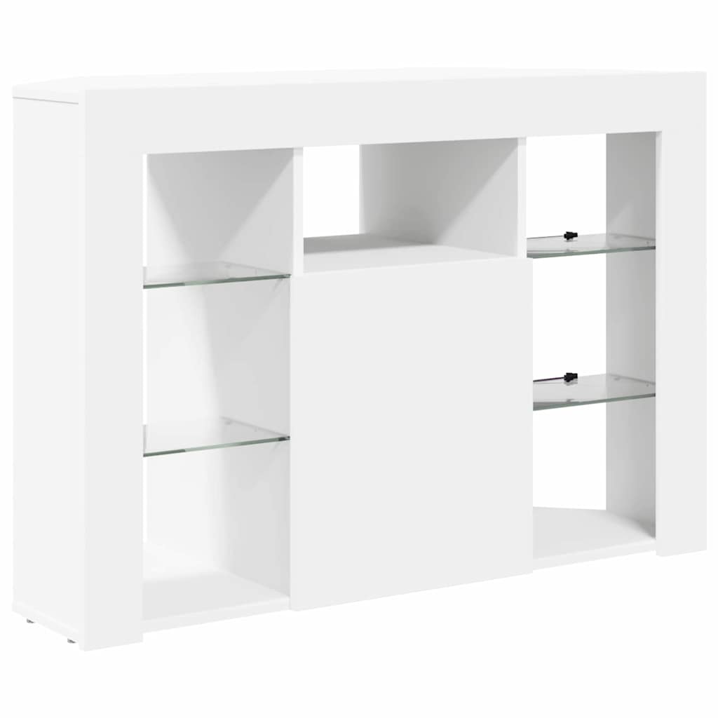 Kotni LED TV ormar Zidne Bijelo 100x40x68cm Konstruirano drvo