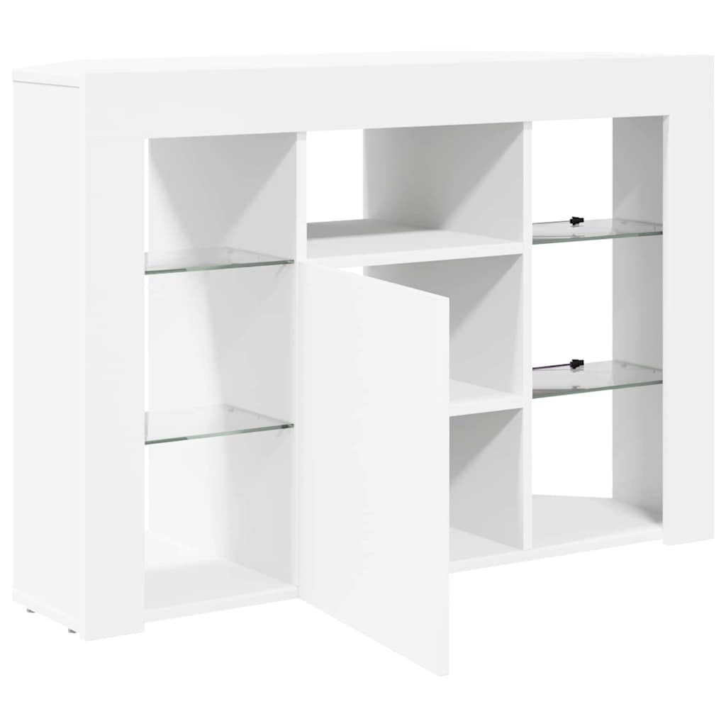 Kotni LED TV ormar Zidne Bijelo 100x40x68cm Konstruirano drvo