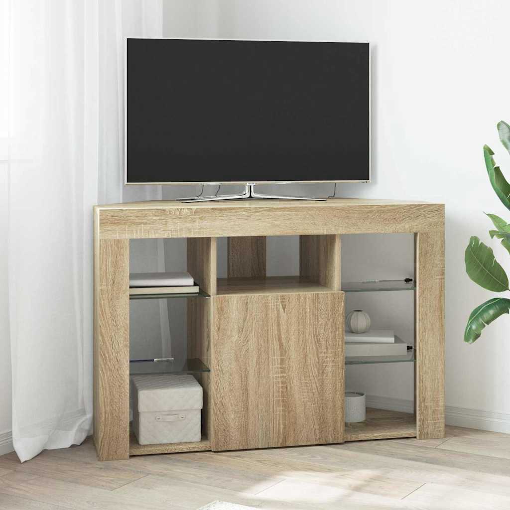 Kotni LED TV ormar Sonoma hrast 100x40x68cm Konstruirano drvo