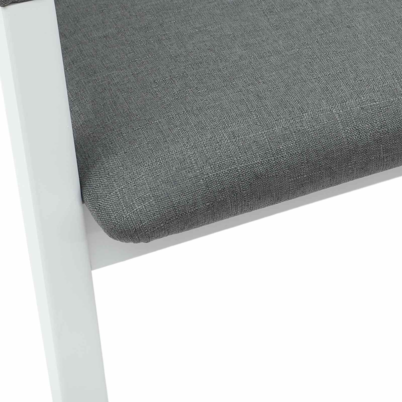 Trpezarijske stolice 2 pcs Bijelo 54 x 57 x 73 cm