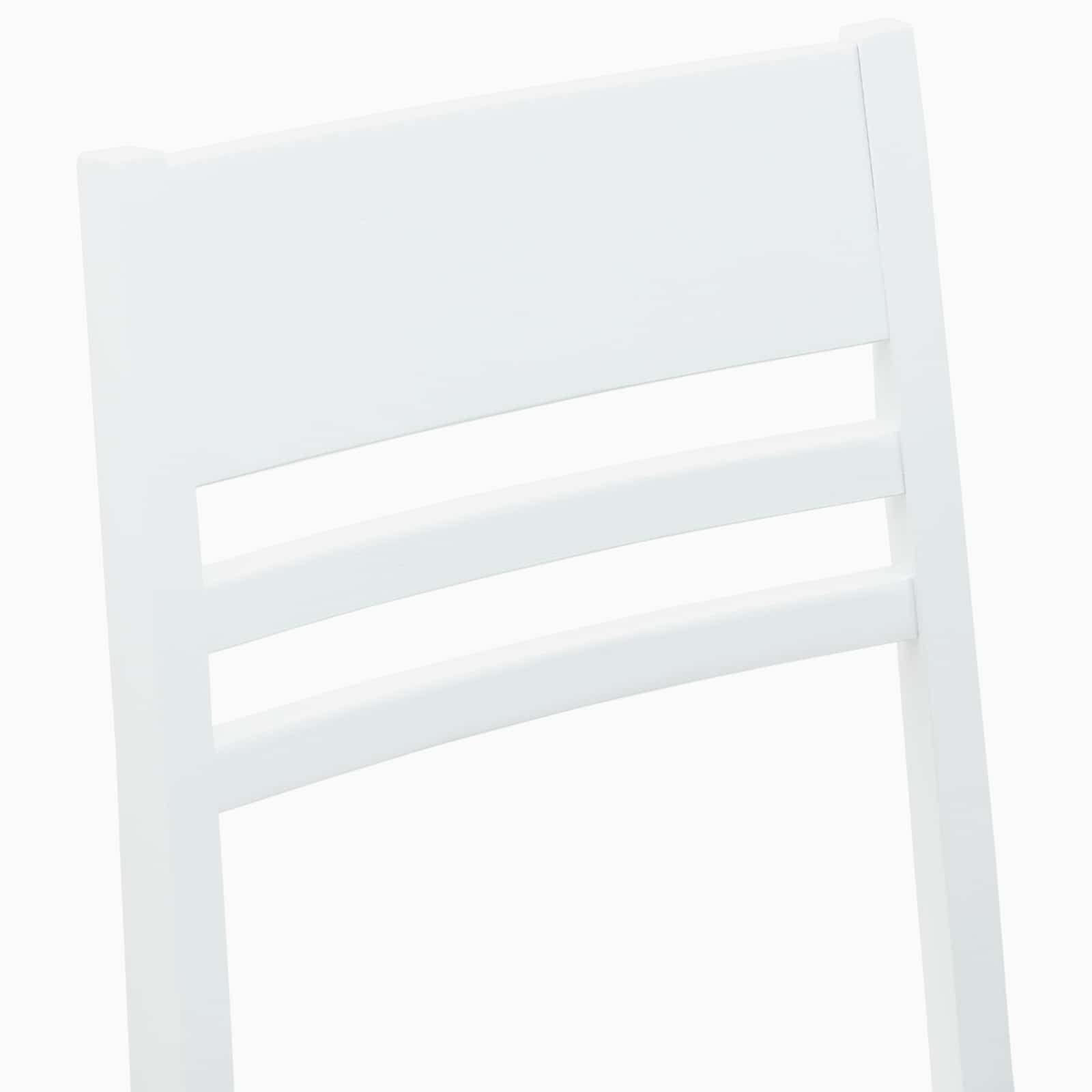Trpezarijske stolice 2 pcs Bijelo 43 x 54 x 89 cm