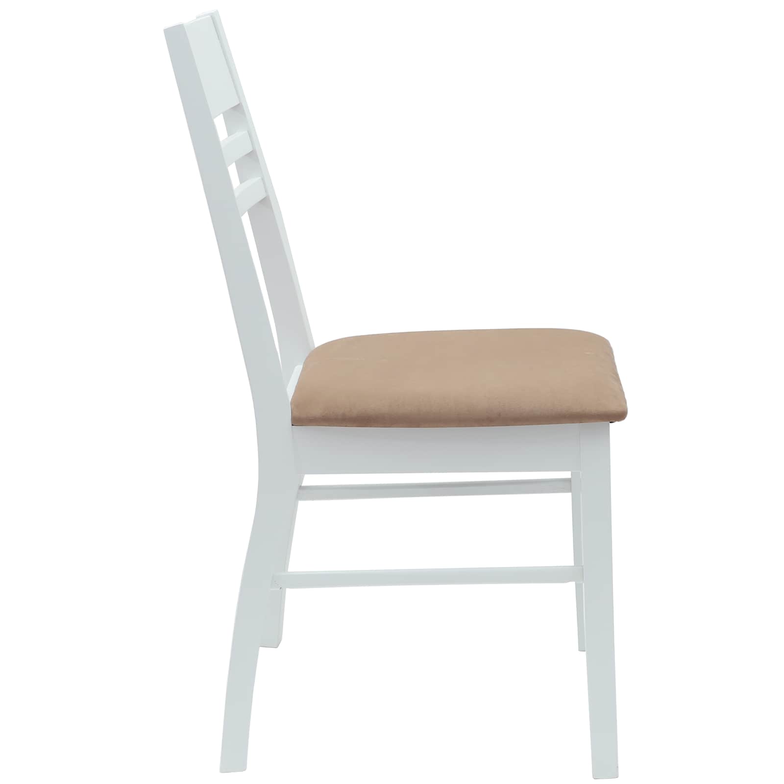 Trpezarijske stolice 2 pcs Bijelo 43 x 54 x 89 cm