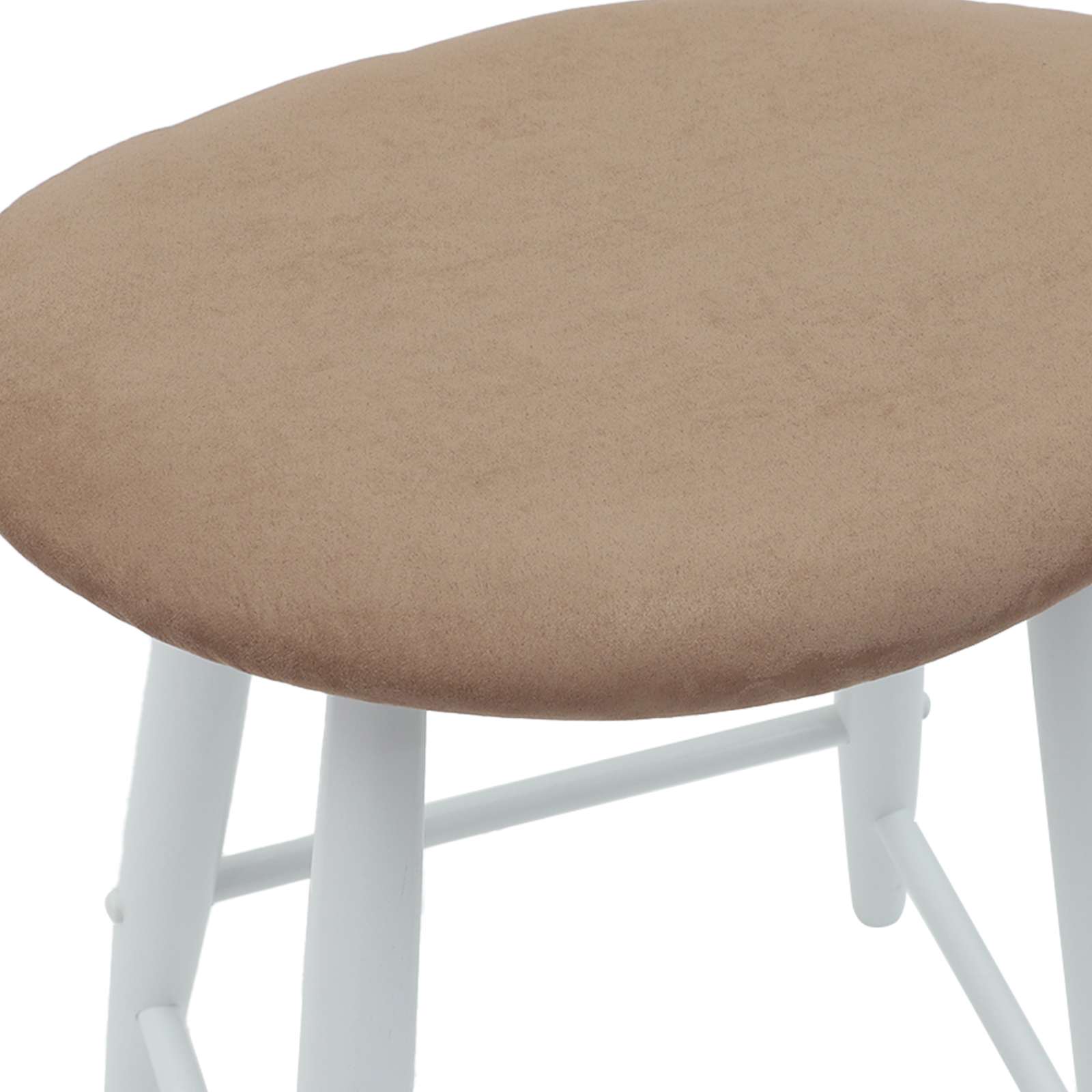 Trpezarijske stolice 2 pcs Bijelo 46 x 37 x 63 cm
