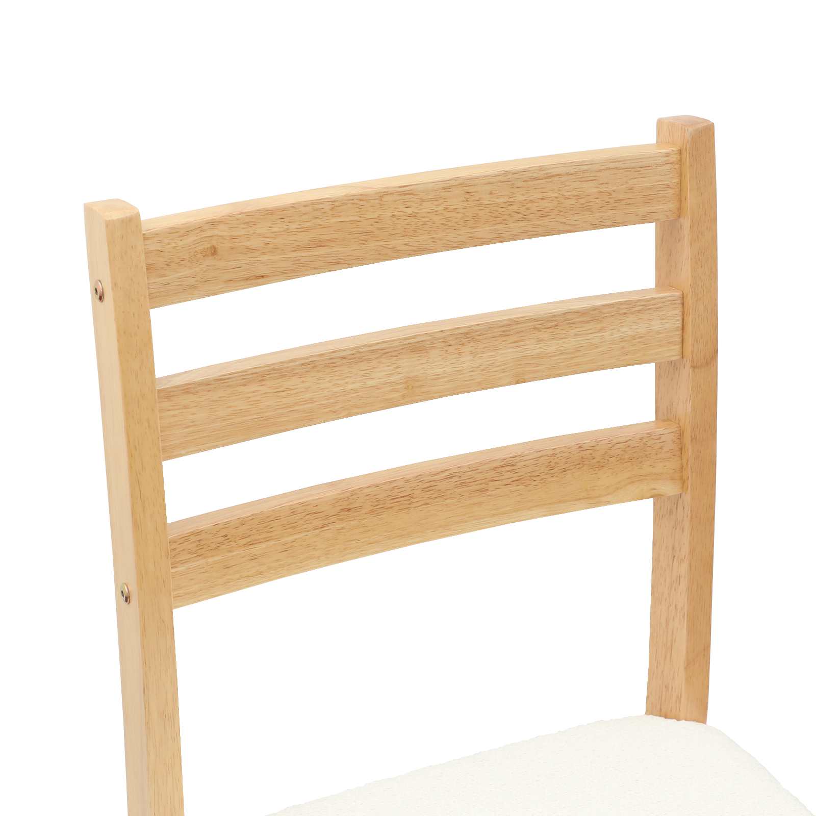 Trpezarijske stolice 2 pcs Prirodna 40 x 47,5 x 99,5 cm