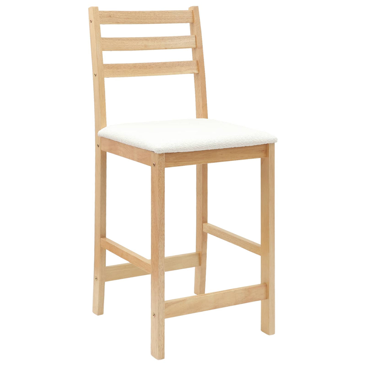 Trpezarijske stolice 2 pcs Prirodna 40 x 47,5 x 99,5 cm