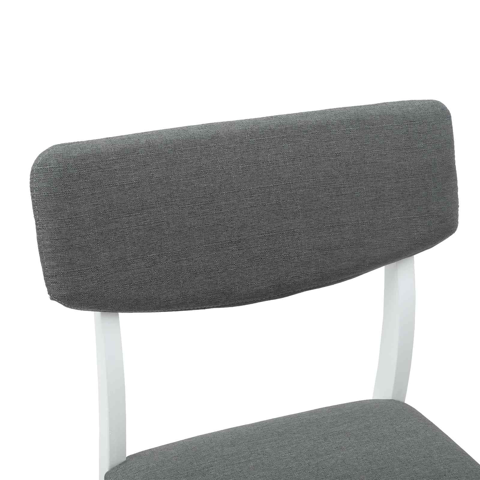 Trpezarijske stolice 2 pcs Bijelo 48 x 49 x 95 cm