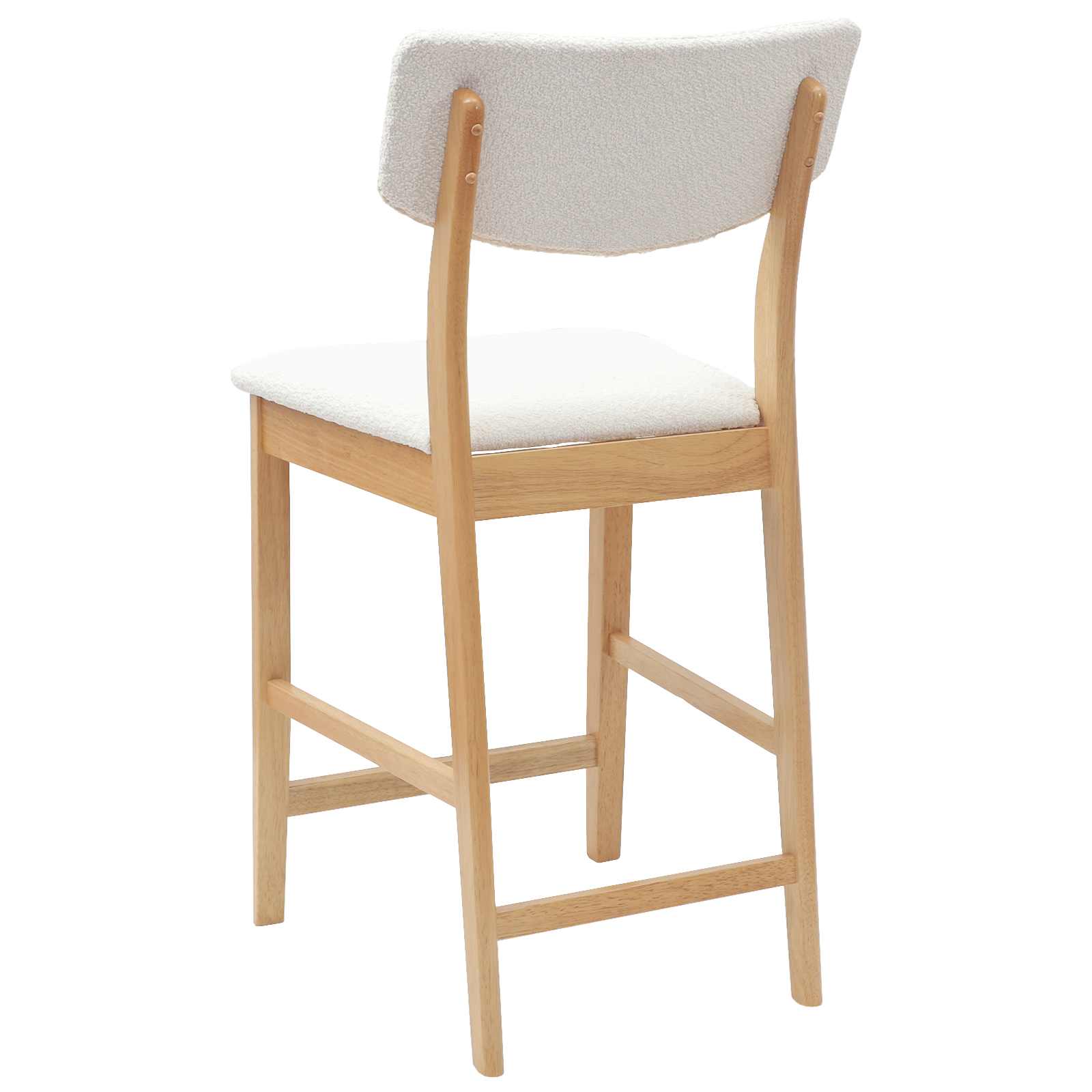 Trpezarijske stolice 2 pcs Prirodna 48 x 49 x 95 cm