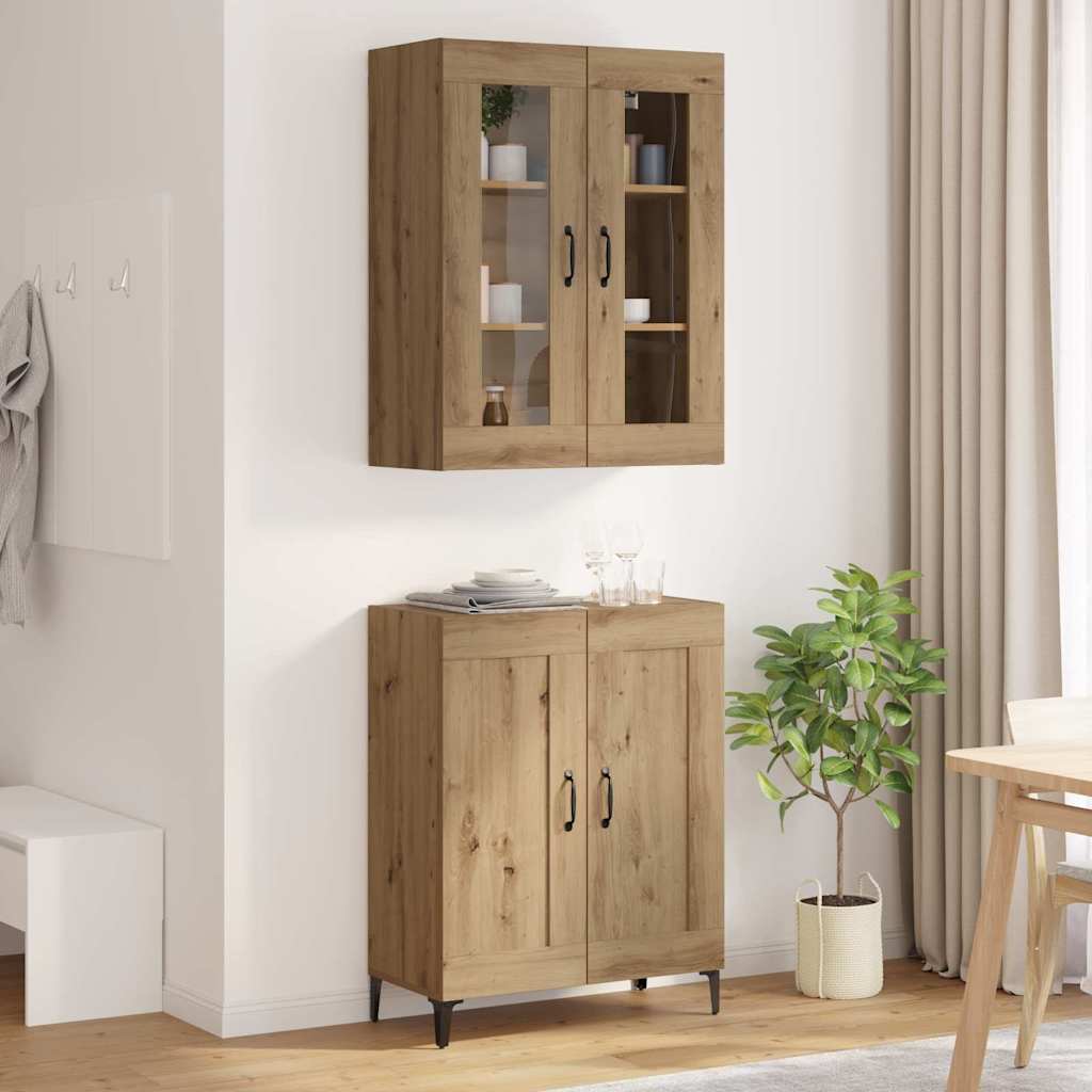 Highboard Umjetnički hrast 69,5 x 34 x 180 cm Konstruirano drvo