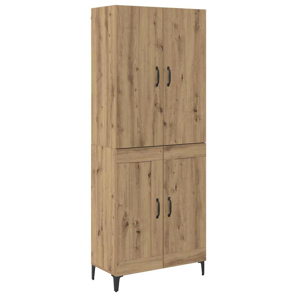 Highboard Umjetnički hrast 69,5 x 34 x 180 cm Konstruirano drvo