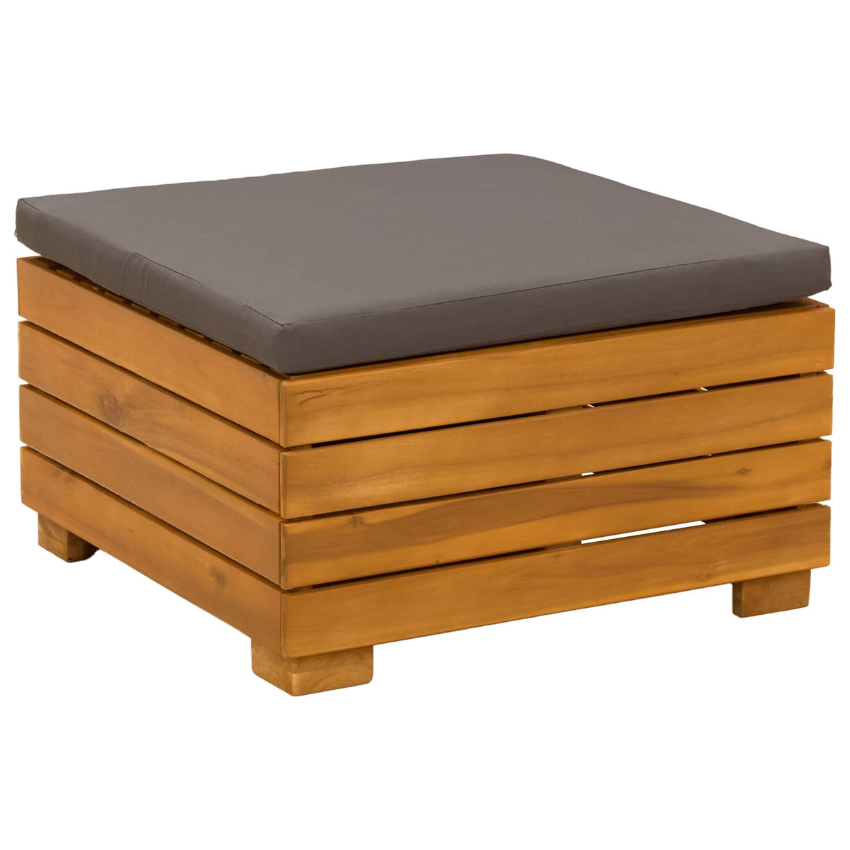 6 kom. Set vanjskih sofa Čvrsto drvo akacije Smeđa