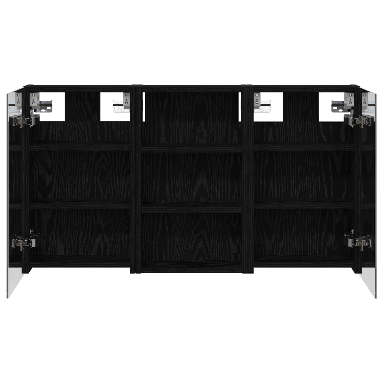 Set ormarića za kupaonicu S LED lampica 3 pcs 90 x 10,5 x 50 cm
