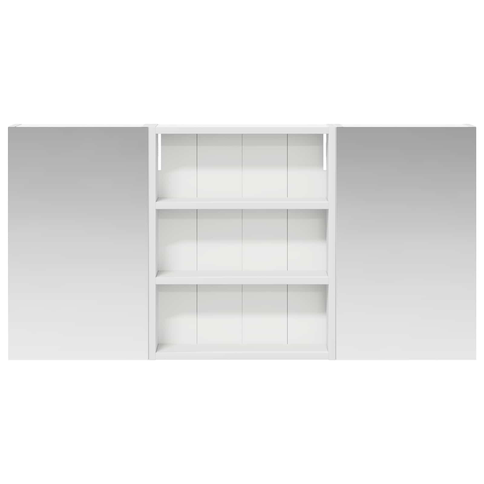 Set ormarića za kupaonicu s policom 3 pcs 100 x 10,5 x 50 cm