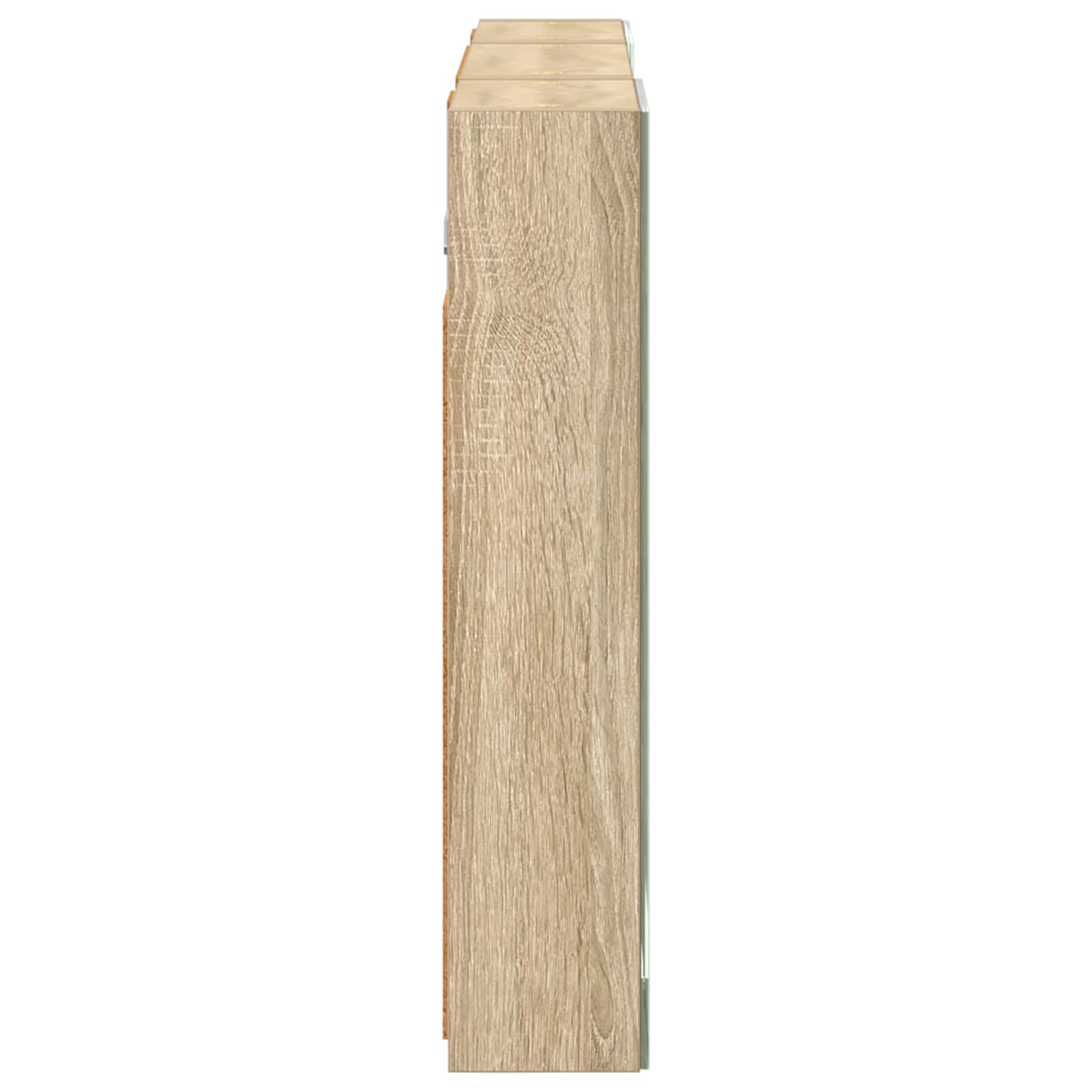 Set ormarića za kupaonicu s policom 3 pcs 100 x 10,5 x 50 cm