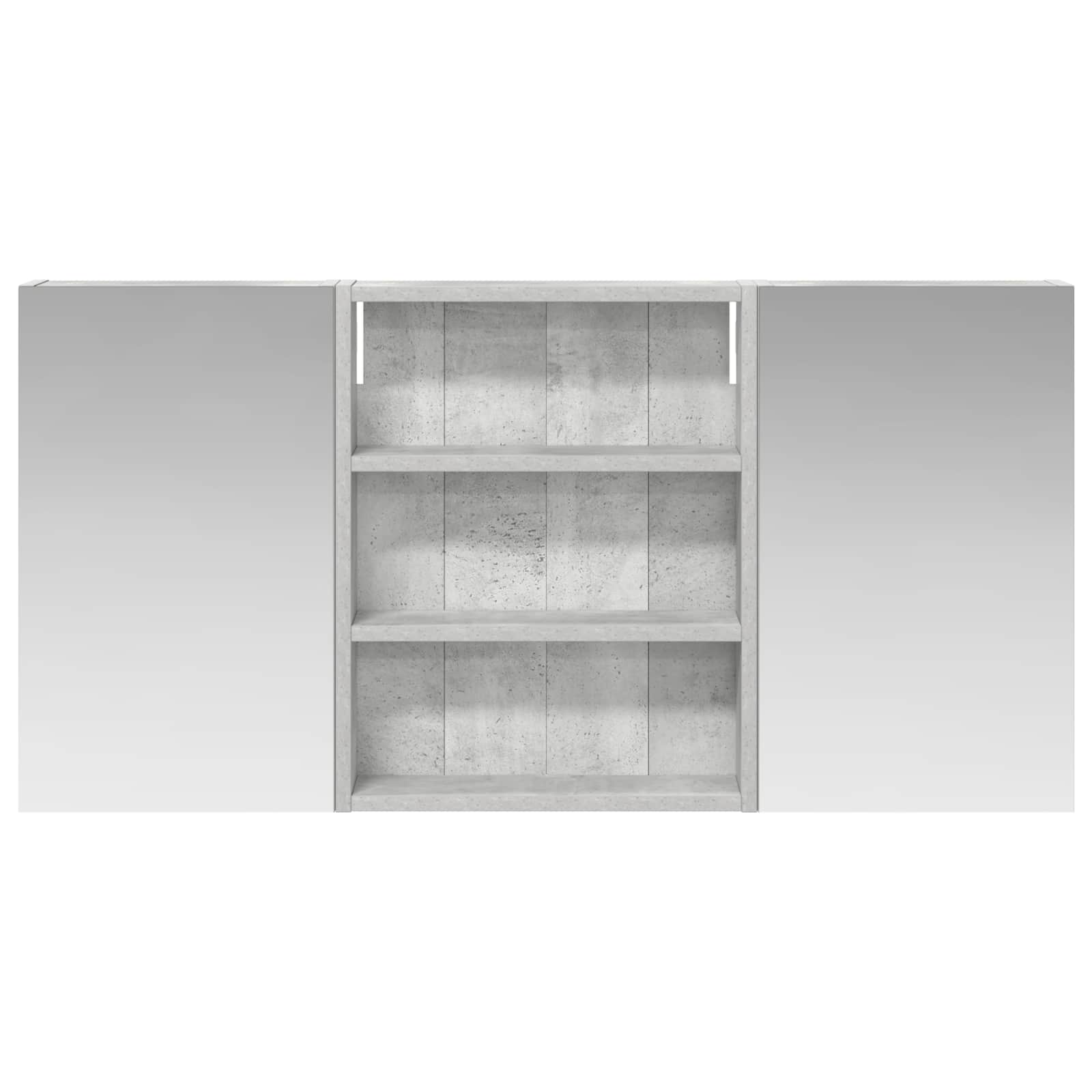 Set ormarića za kupaonicu s policom 3 pcs 100 x 10,5 x 50 cm