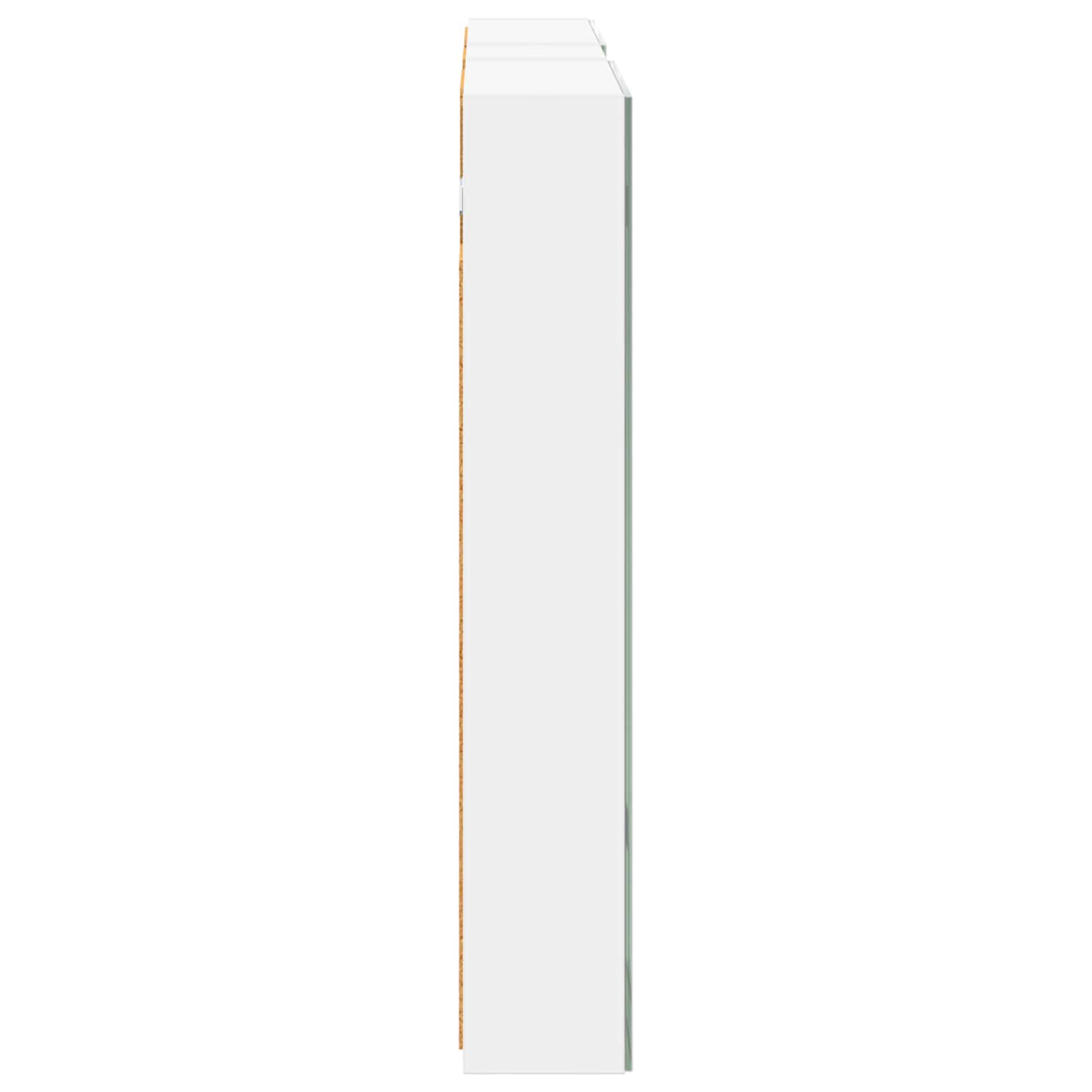 Set ormarića za kupaonicu s policom 3 pcs 100 x 10,5 x 60,5 cm