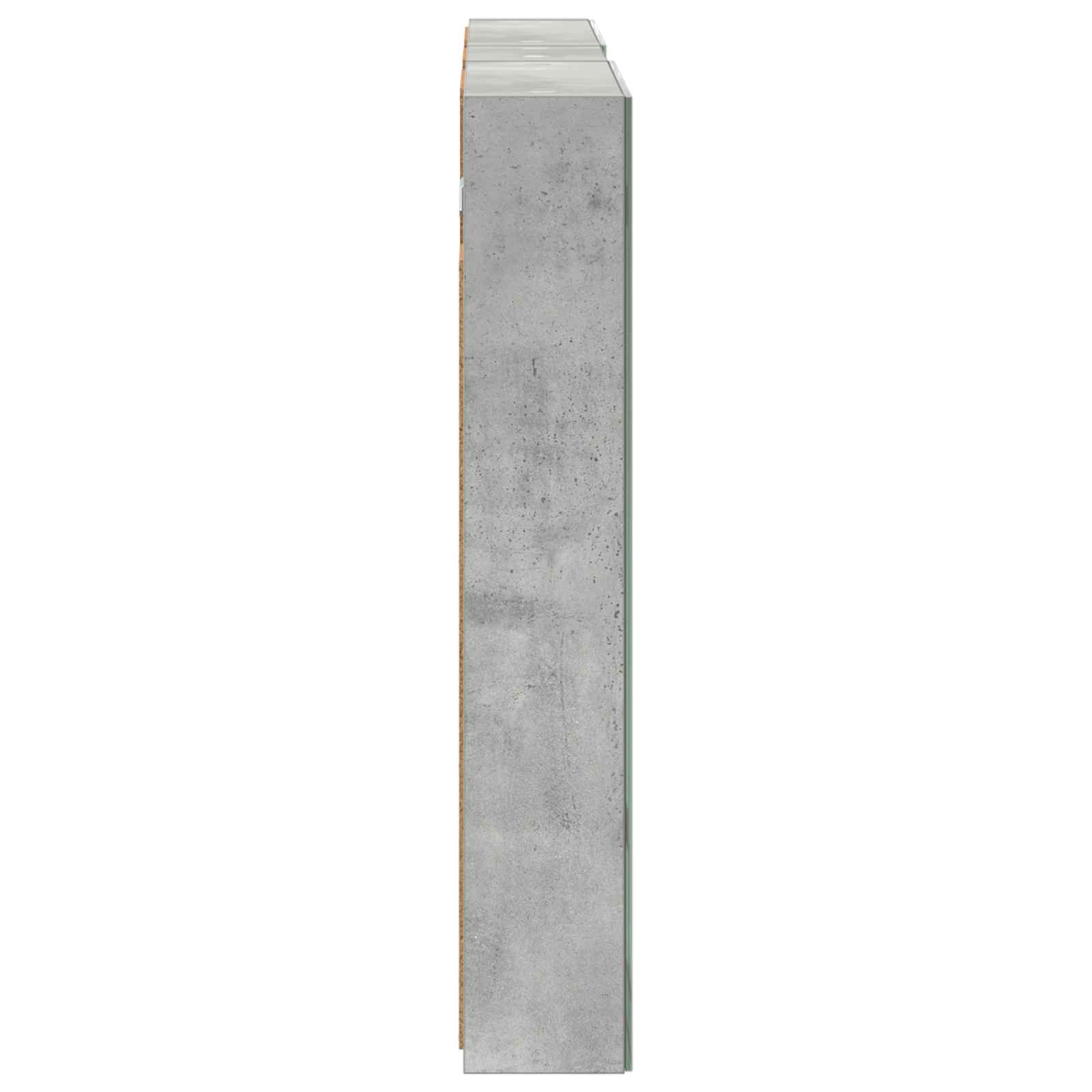 Set ormarića za kupaonicu s policom 3 pcs 100 x 10,5 x 60,5 cm