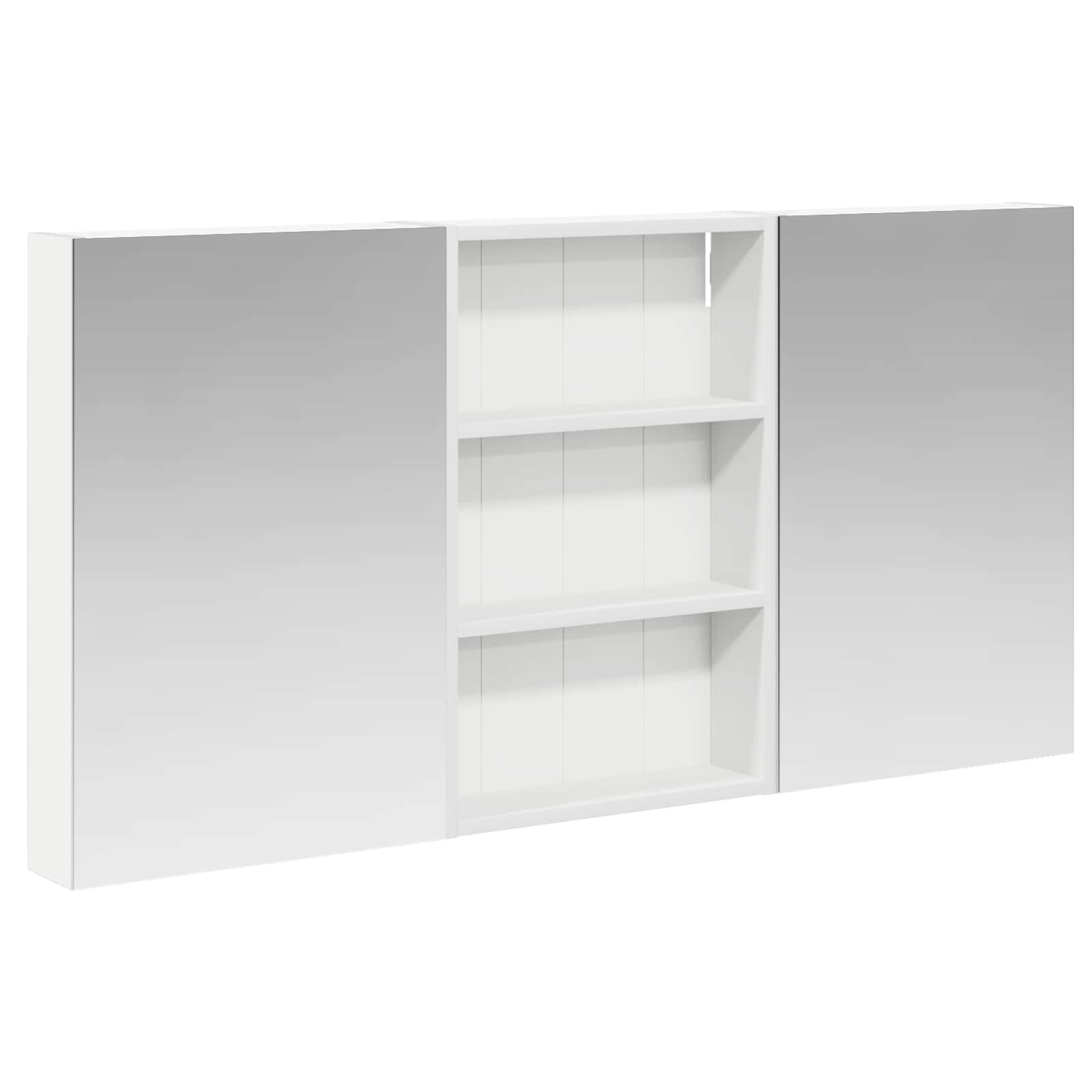 Set ormarića za kupaonicu s policom 3 pcs 120 x 10,5 x 60,5 cm