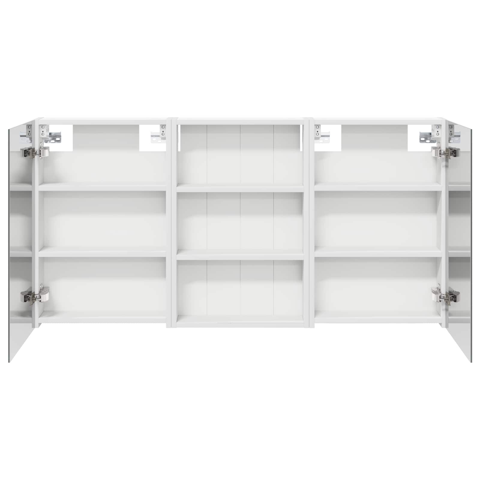 Set ormarića za kupaonicu s policom 3 pcs 120 x 10,5 x 60,5 cm