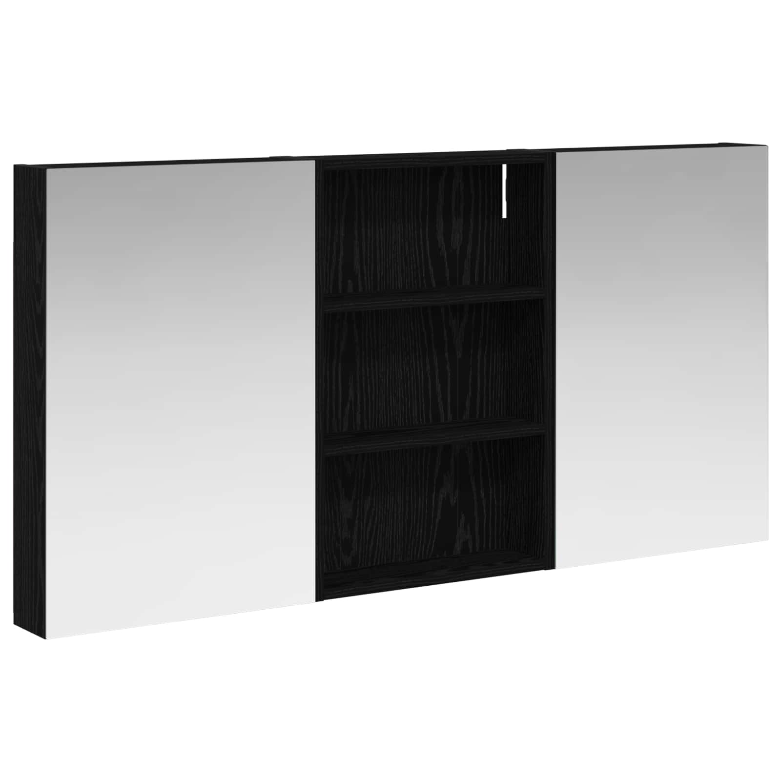 Set ormarića za kupaonicu s policom 3 pcs 120 x 10,5 x 60,5 cm