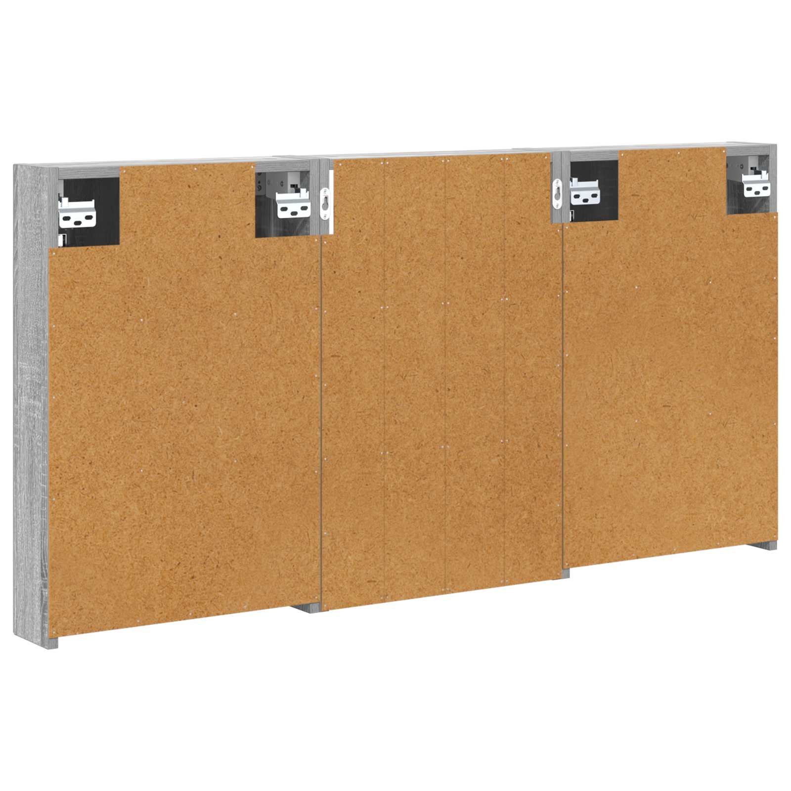Set ormarića za kupaonicu s policom 3 pcs 120 x 10,5 x 60,5 cm